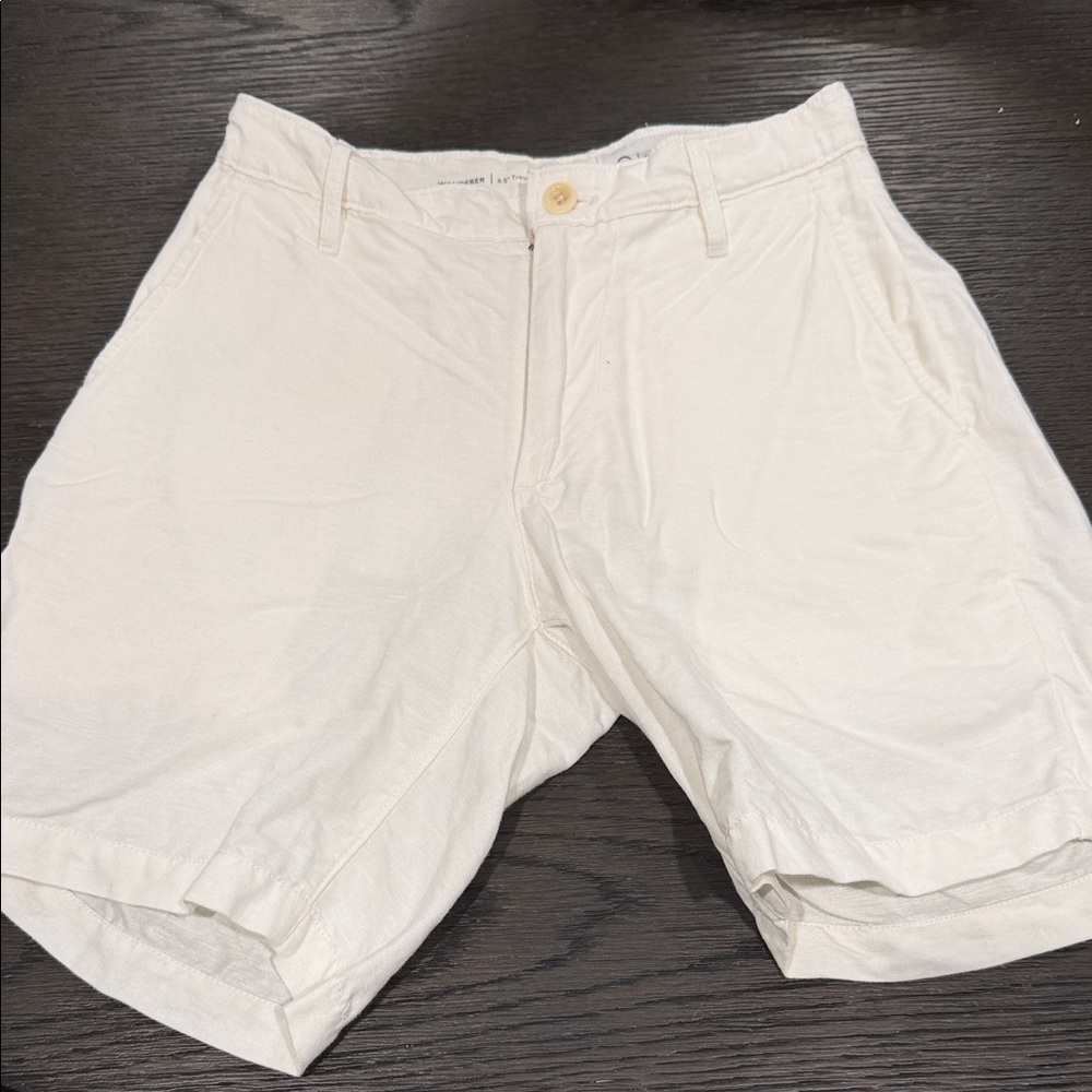 AG Men's White Casual Shorts